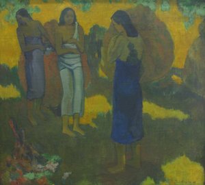 3人のタヒチ人 作： Paul Gauguin